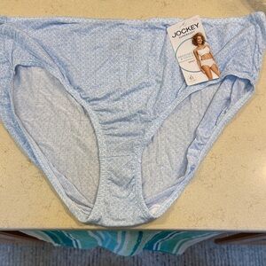 Jockey Women's Soft Blue Patterned Panties